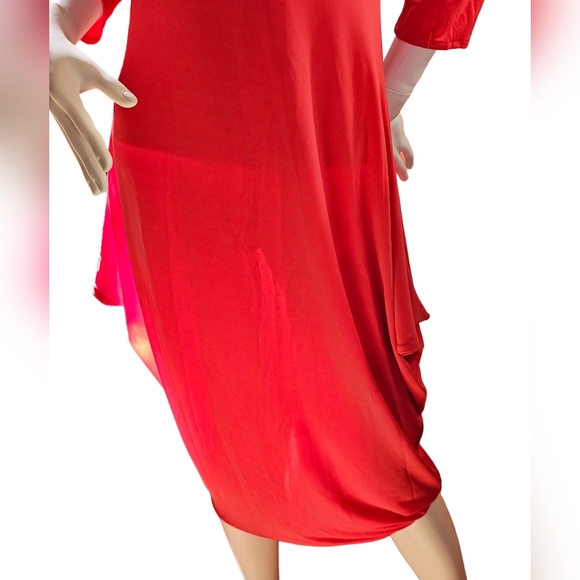 Alessandro Legora Faux Wrap Midi Dress Size 42/6 US NWT - Picture 3 of 11